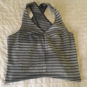 Valette Nordstrom Tank Striped V Neck Cross Back